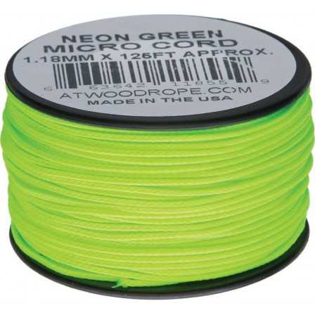 Microcord 1.18 mm Neon Green 40 m