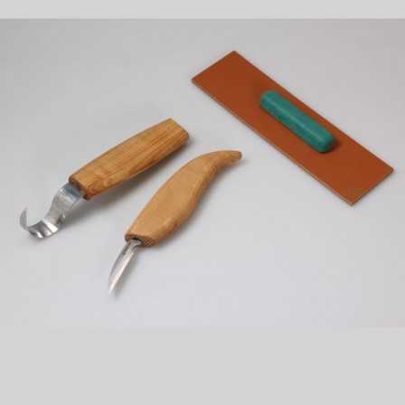 Beavercraft S02 Spoon Carving Set con piccolo coltello