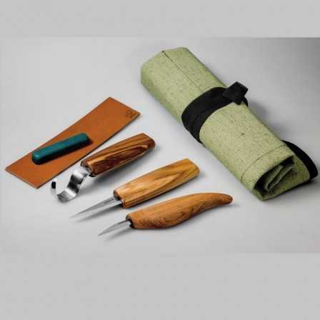 Beavercraft S17 Extended Spoon and Whittle Knife Set
