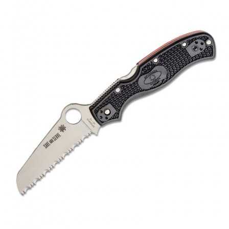 Spyderco Rescue 3 Lightweight Thin Red Line