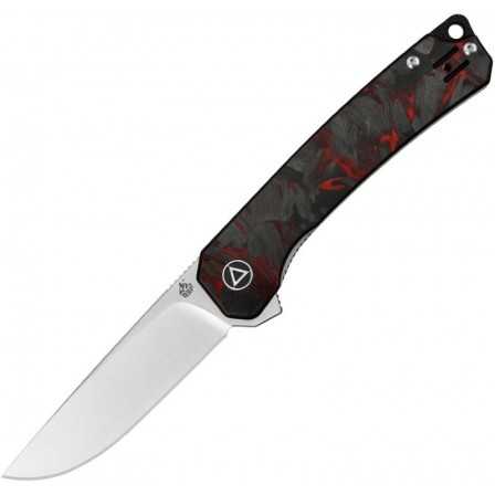 QSP Knife Osprey G10/Carbon Fiber Red