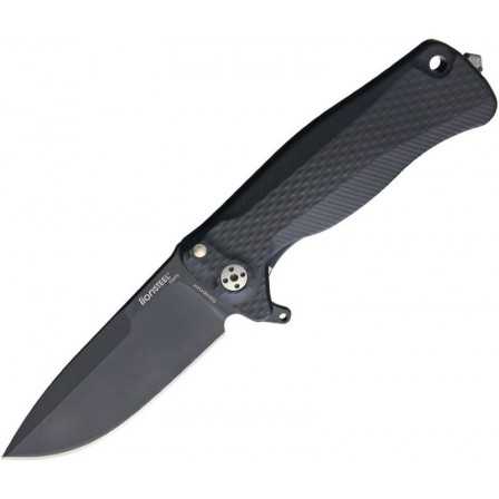 Lionsteel SR22A Aluminium Black handle black blade