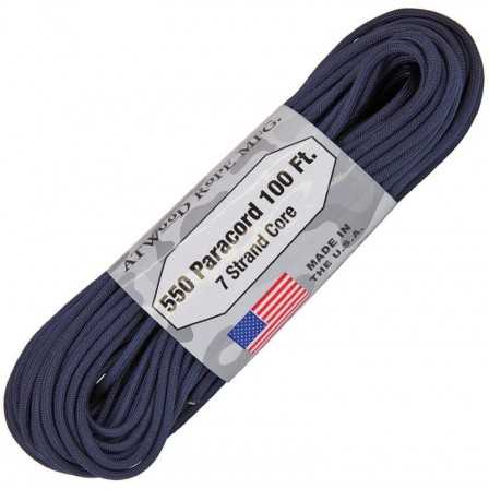 Paracord 7 strand 550lbs - 250kg Navy 100ft (30m)